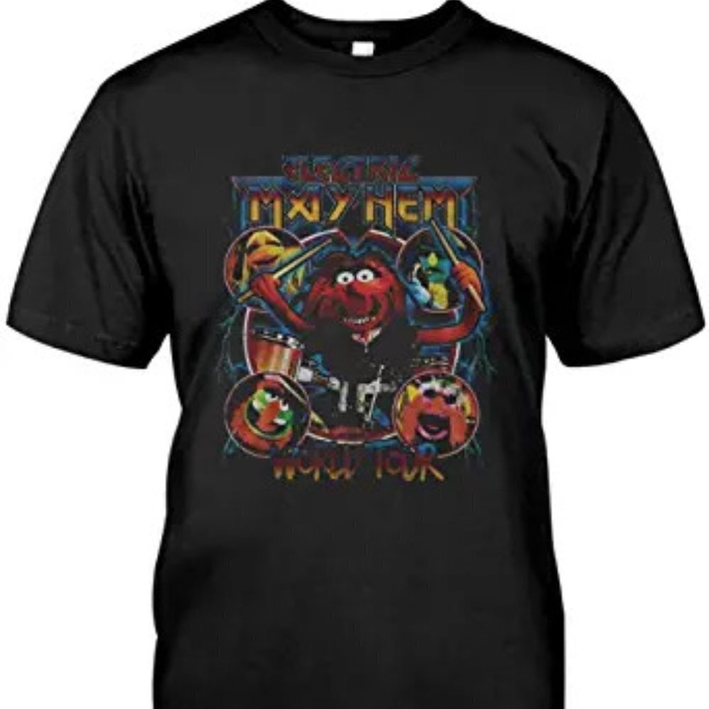 The Muppets Dr Teeth And The Electric Mayhem World Tour Youth Boys Tshirt